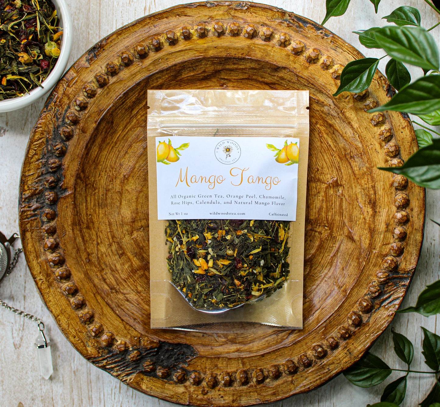 NEW Mango Tango | Organic Loose Leaf Tea | Green Tea & Mango Blend | Lightly Caffeinated