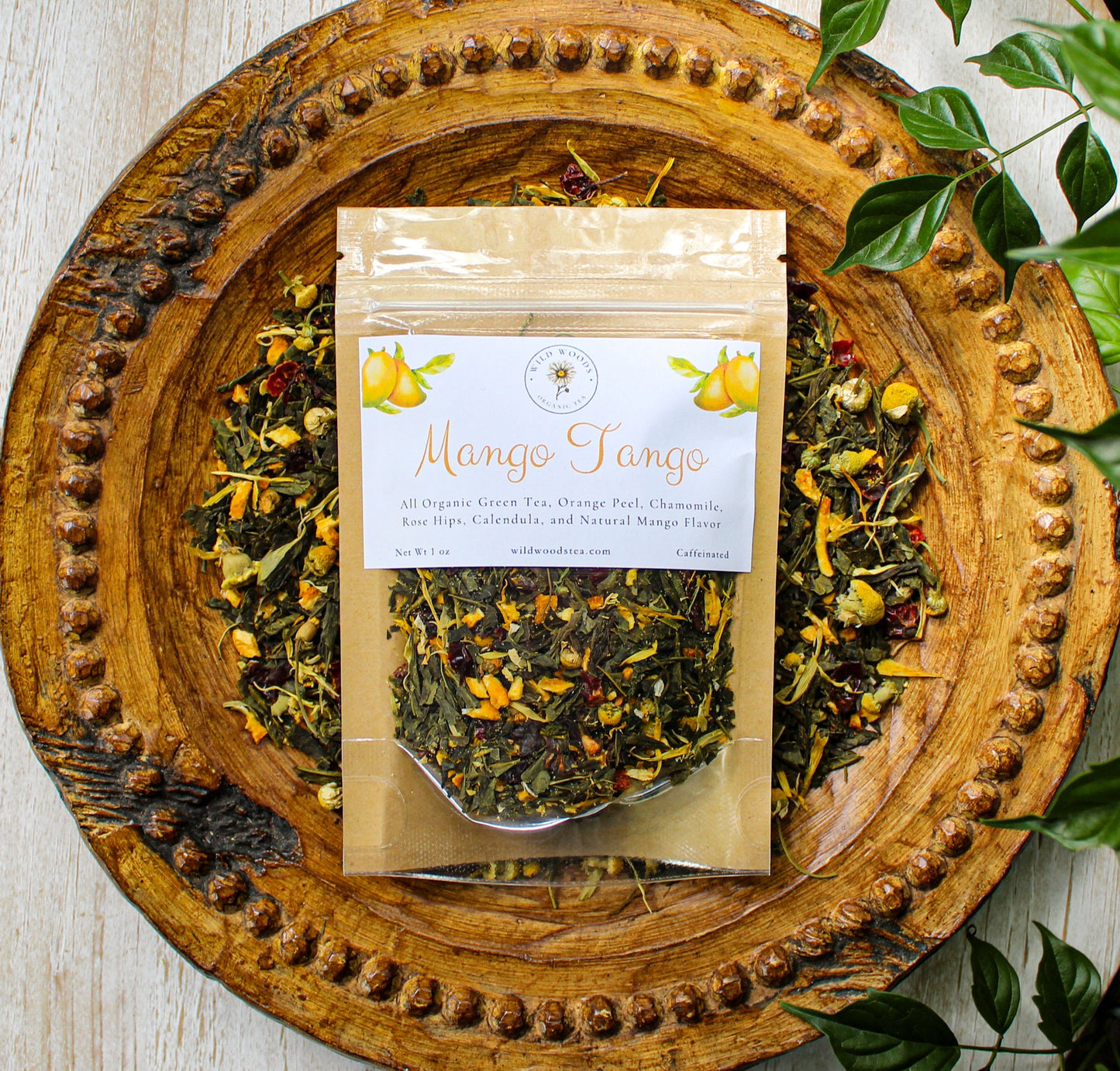 NEW Mango Tango | Organic Loose Leaf Tea | Green Tea & Mango Blend | Lightly Caffeinated