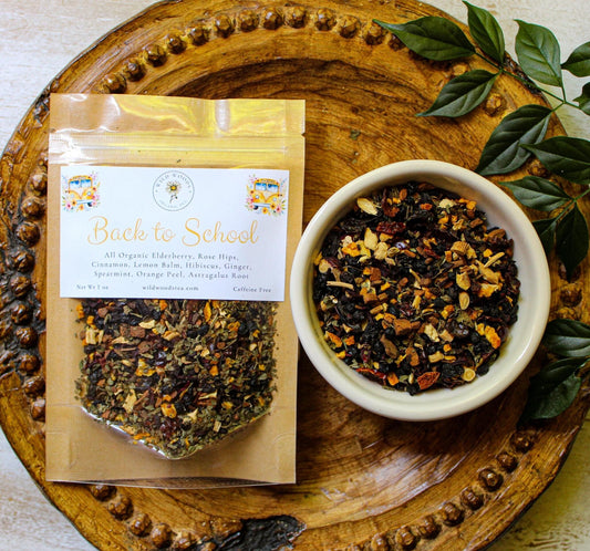 Back to School | Organic Loose Leaf Tea | Immune Support | Kid Friendly | Elderberry | Caffeine Free