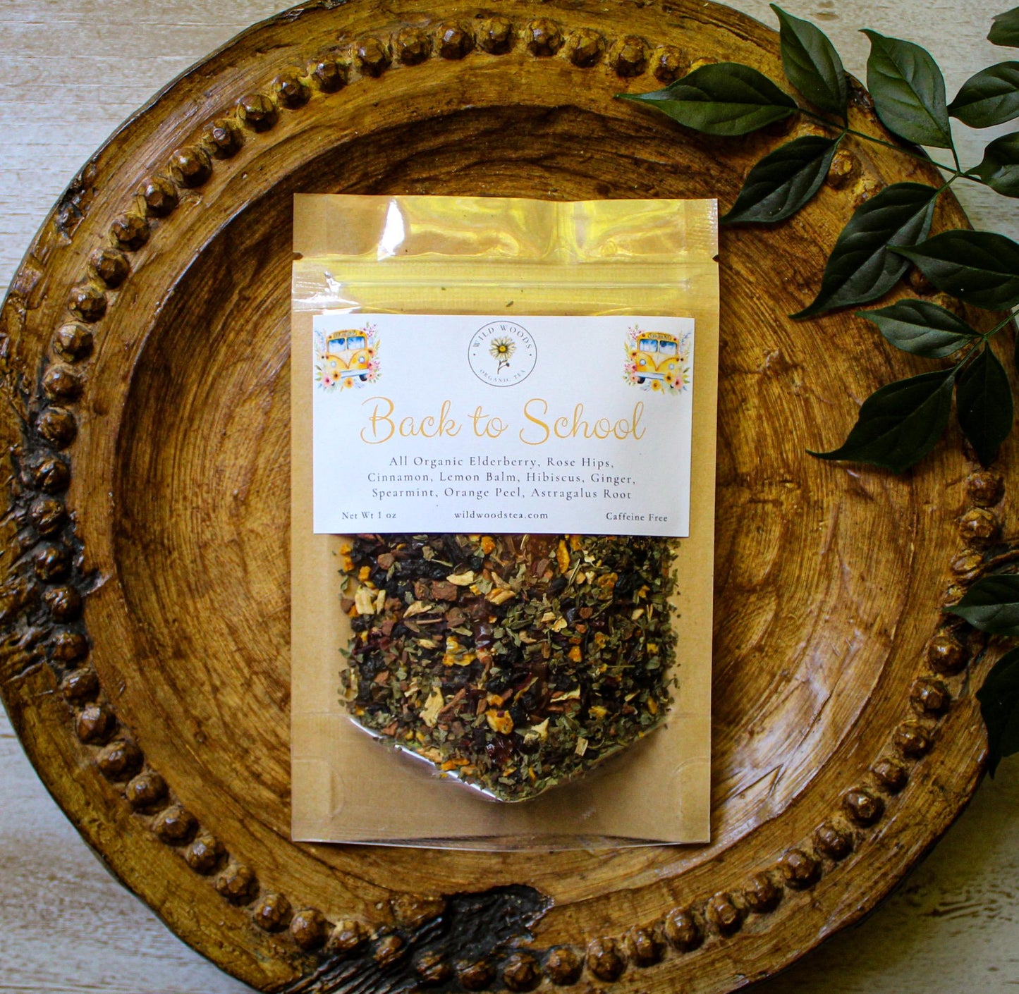 Back 2 School | Organic Loose Leaf Tea | Elderberry | Caffeine Free