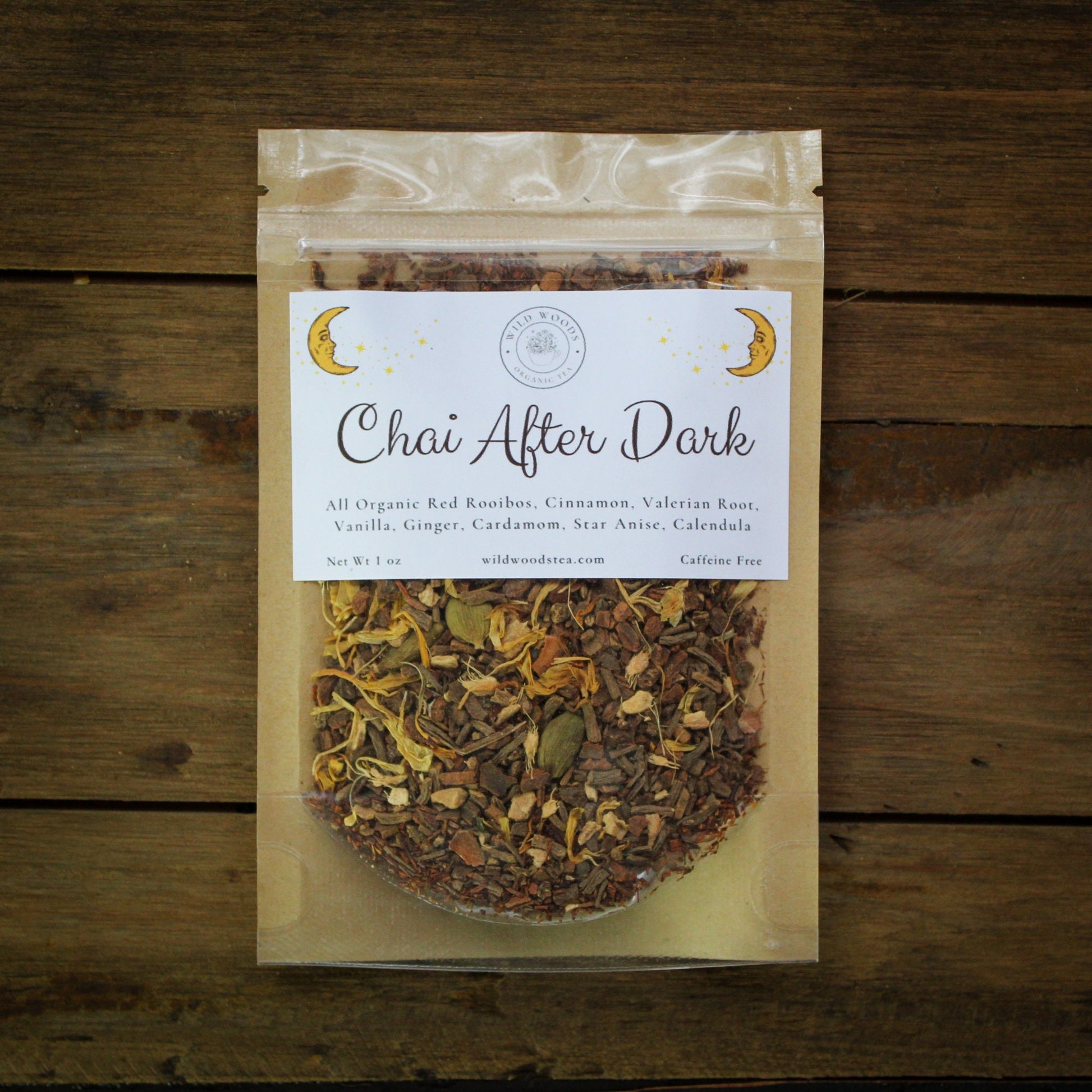 NEW Chai After Dark | Organic Loose Leaf Tea | Bedtime Blend | Valerian Root | Sleep Support | Caffeine Free